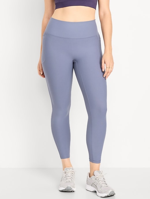 Image number 4 showing, Extra-High Waisted PowerSoft Boundless 7/8 Pocket Leggings – No Front Seam