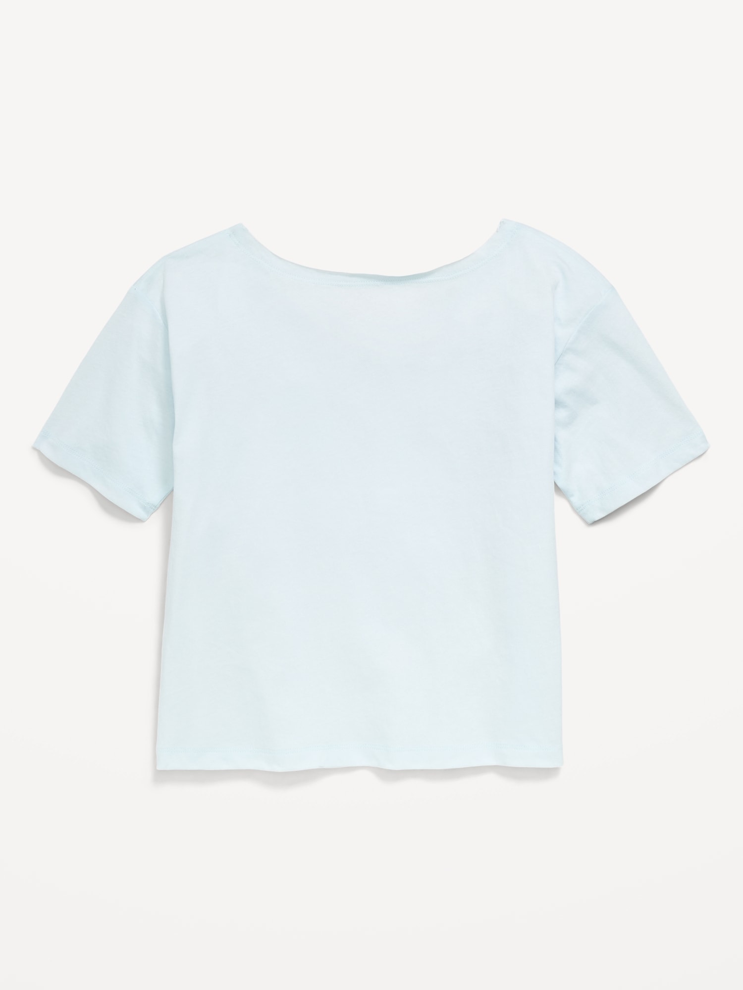 Off-Shoulder Graphic T-Shirt for Girls