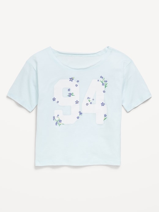L'image numéro 2 présente T-shirt à épaules dénudées à imprimé pour fille