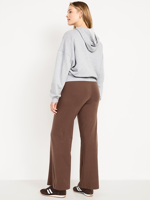 Image number 6 showing, High-Waisted Fashion Wide-Leg Leggings