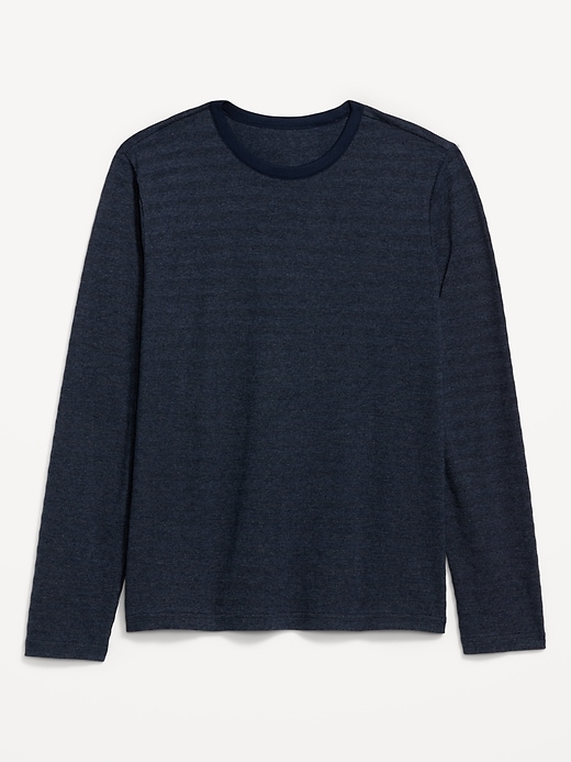 Image number 4 showing, Long-Sleeve Textured-Knit Striped T-Shirt