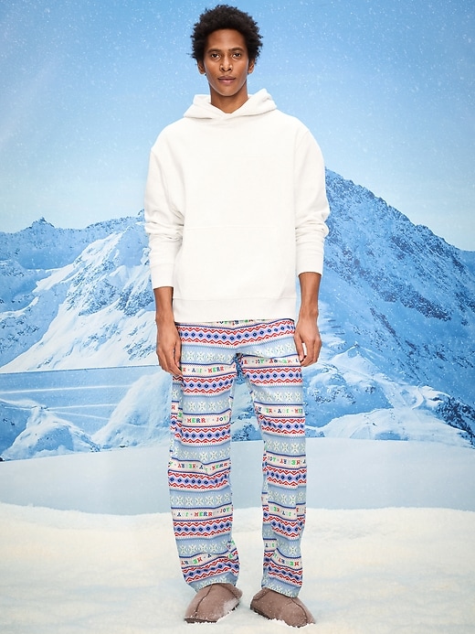 L'image numéro 1 présente Pantalon de pyjama en flanelle pour homme