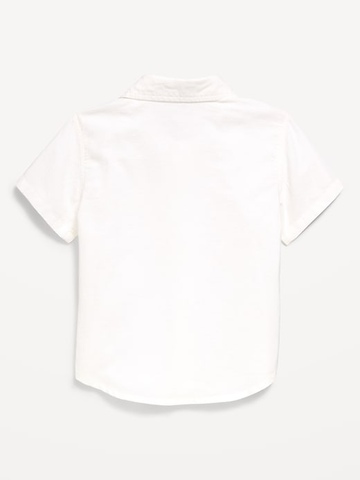 Image number 2 showing, Short-Sleeve Oxford Shirt for Toddler Boys