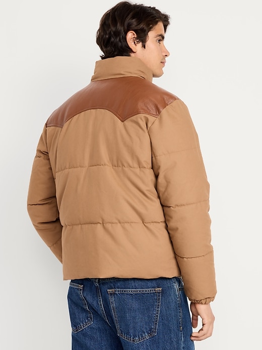 Image number 2 showing, Western Canvas Puffer Jacket