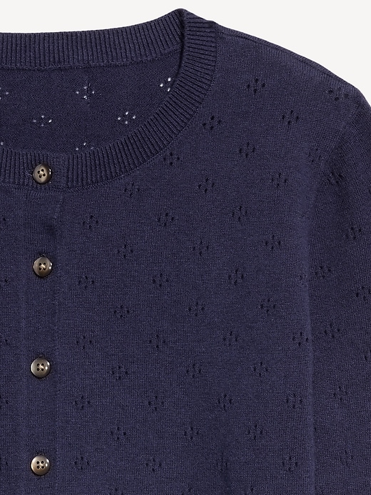 Image number 5 showing, SoSoft Pointelle Cardigan