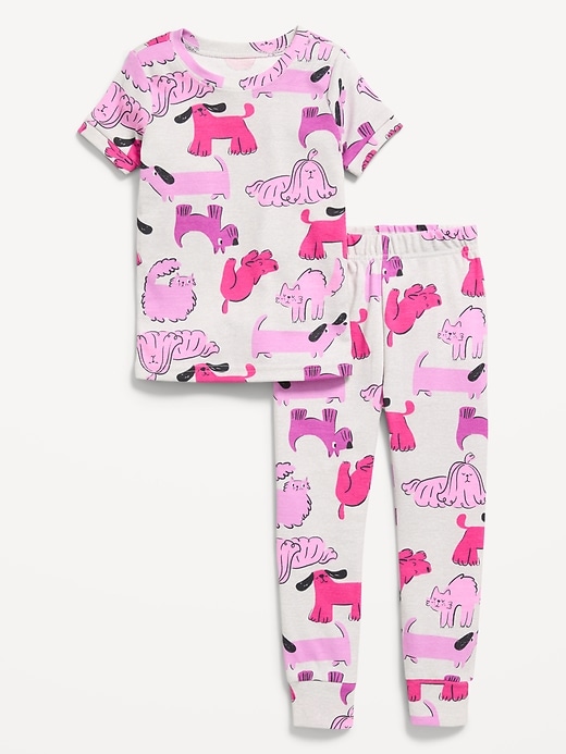 L'image numéro 1 présente Pyjama ajusté à motif unisexe pour tout-petit et bébé