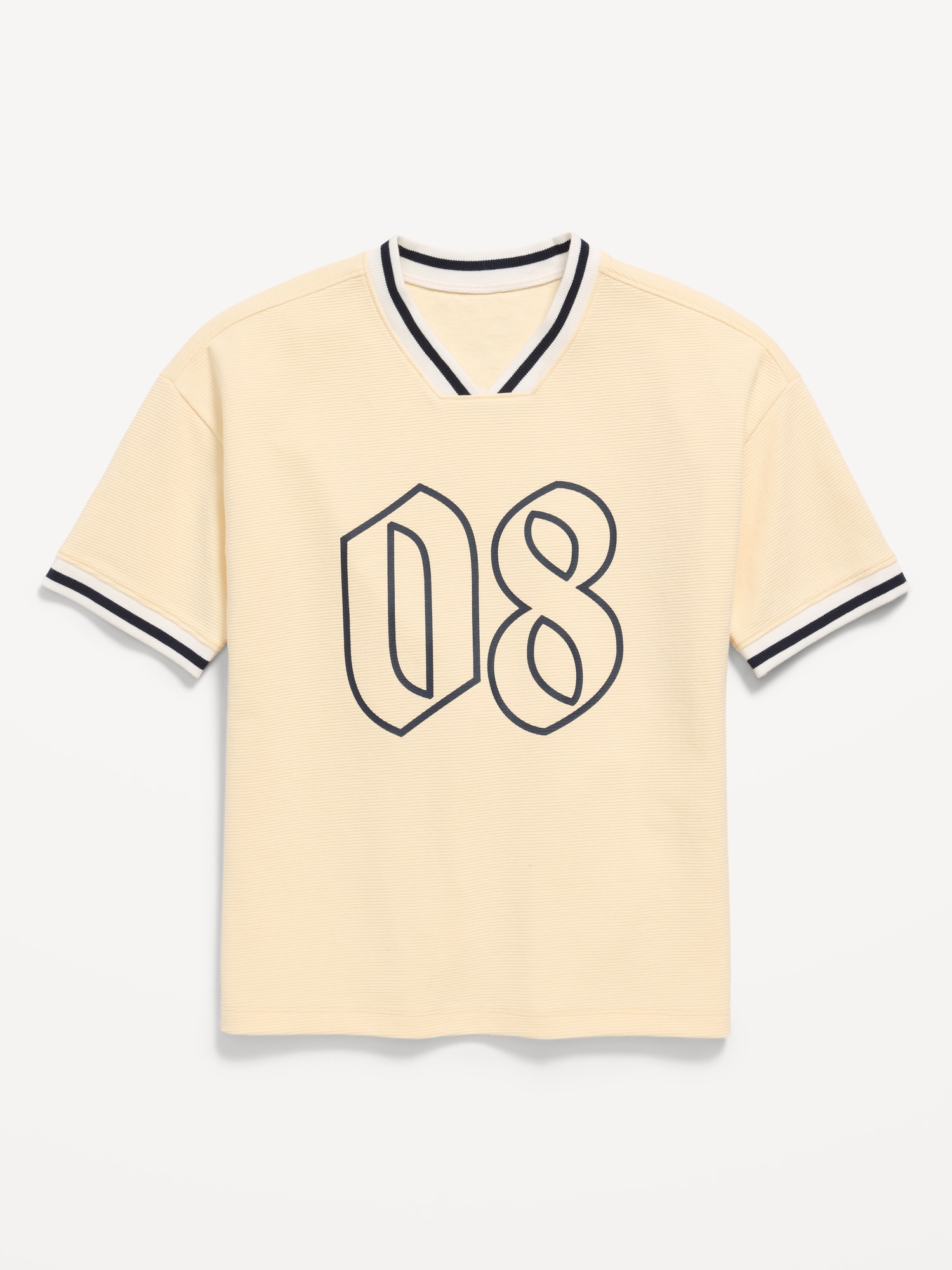 Short-Sleeve Soccer Jersey Sweater for Boys