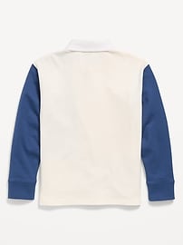 L'image numéro 2 présente Polo de rugby à manches longues pour garçon