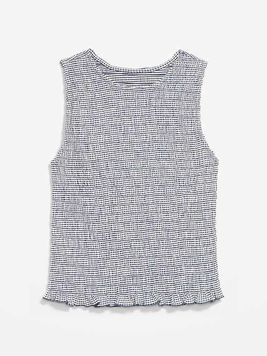 Image number 5 showing, Sleeveless Smocked Tank Top