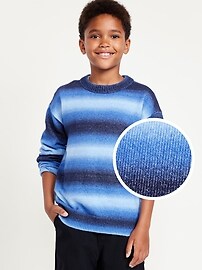 Image number 1 showing, SoSoft Oversized Crew-Neck Sweater for Boys