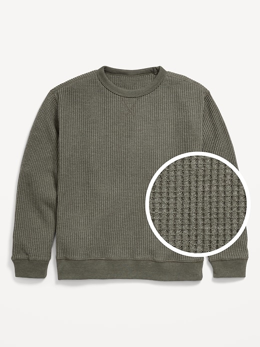 Image number 1 showing, Long-Sleeve Thermal-Knit T-Shirt for Boys