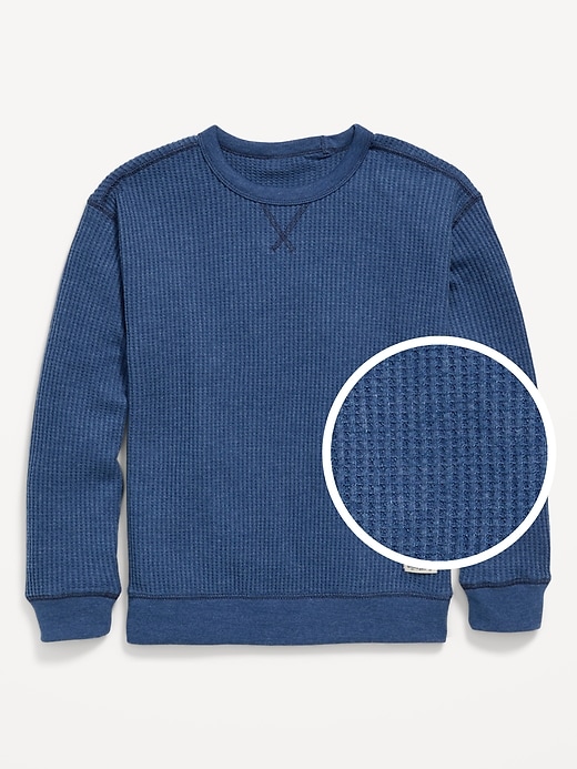 Image number 1 showing, Long-Sleeve Thermal-Knit T-Shirt for Boys