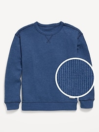 Image number 1 showing, Long-Sleeve Thermal-Knit T-Shirt for Boys