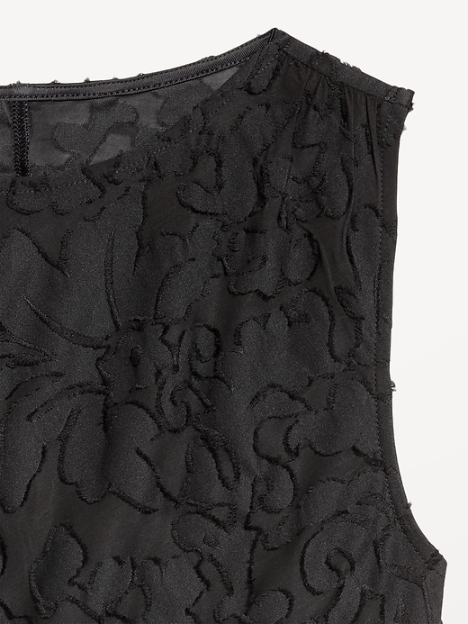 Image number 4 showing, Jacquard Side-Drape Top