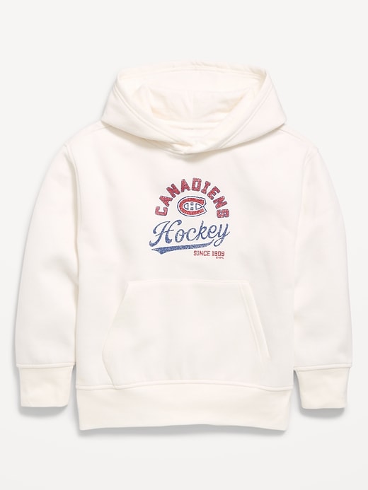Image number 1 showing, NHL Graphic Gender-Neutral Hoodie for Kids