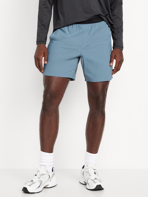 ProTrain Lined Shorts -- 7-inch inseam - Wintry Waters