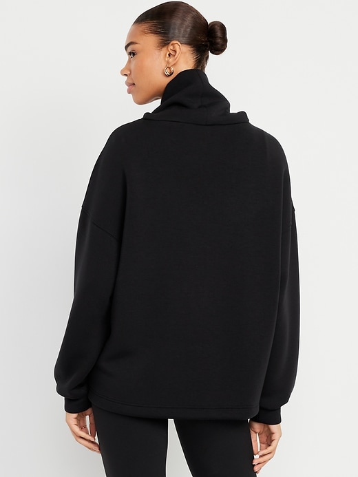 L'image numéro 2 présente Tunique à col cheminée en molleton raffiné