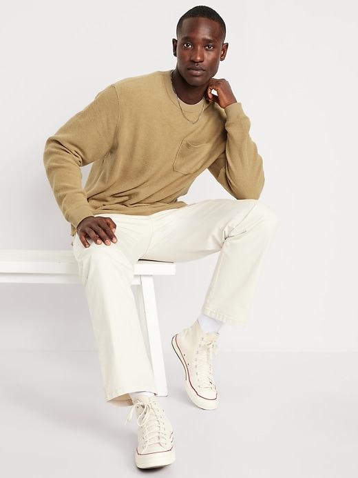 Image number 3 showing, Loose Pocket Crew-Neck Sweatshirt