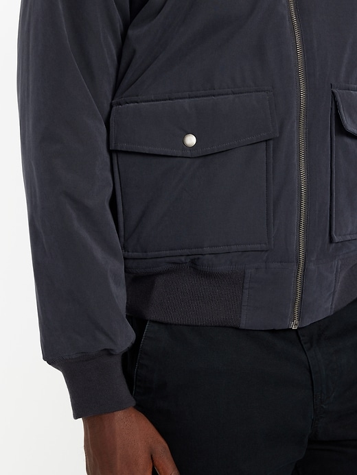 Image number 5 showing, Water-Resistant Aviator Bomber Jacket