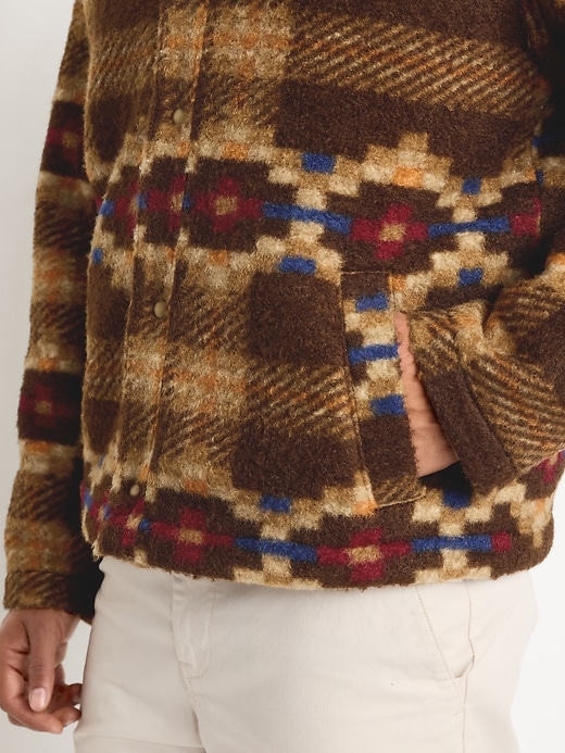 Image number 4 showing, Sherpa-Lined Snap-Button Jacket