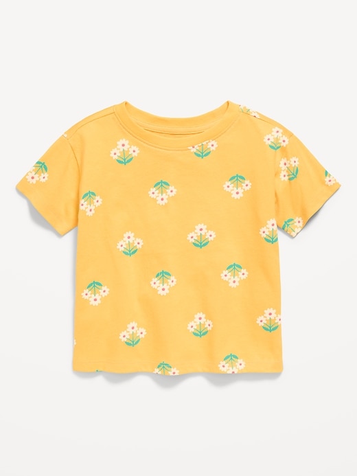 Image number 1 showing, Printed Short-Sleeve T-Shirt for Toddler Girls