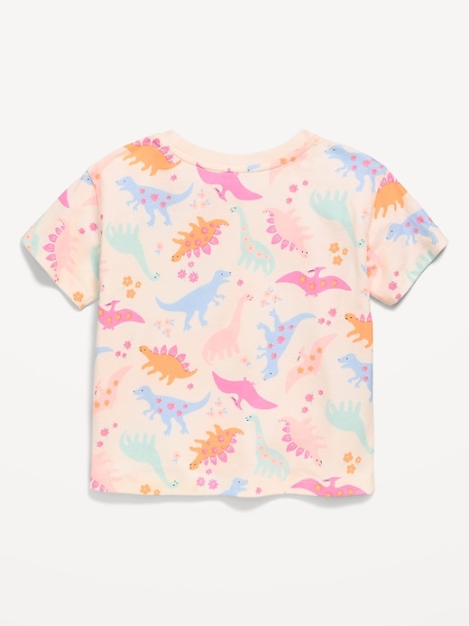 Image number 2 showing, Printed Short-Sleeve T-Shirt for Toddler Girls