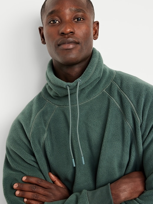 Image number 3 showing, Funnel Neck Microfleece Pullover