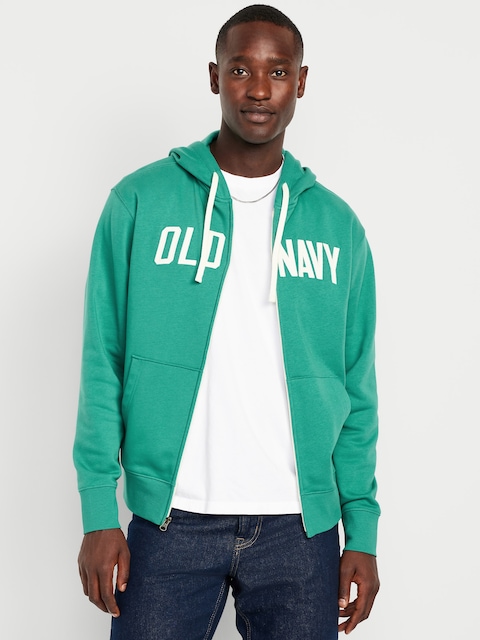 Loose Logo Zip Hoodie