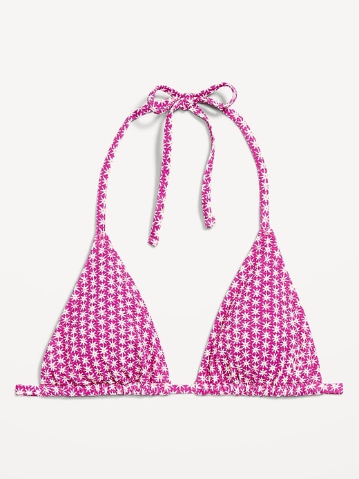 Image number 3 showing, Triangle String Bikini Swim Top