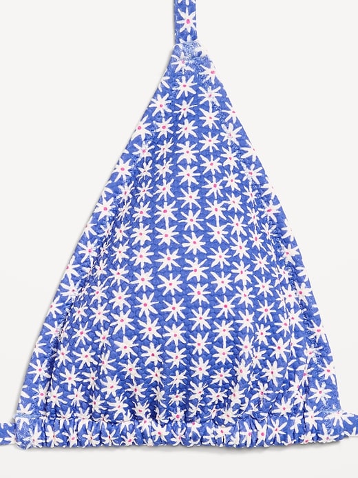 L'image numéro 8 présente Haut de bikini triangulaire noué