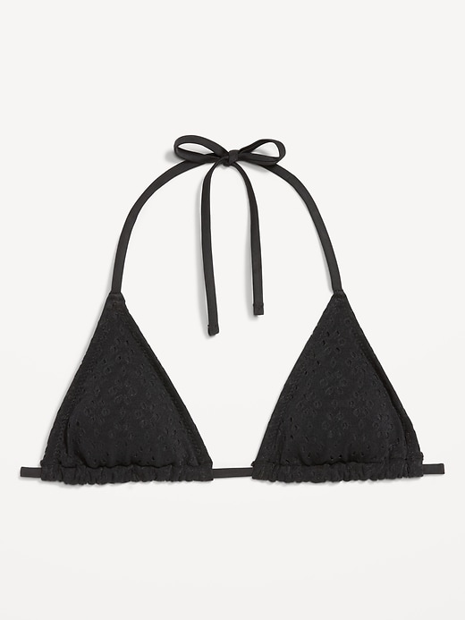 Image number 4 showing, Triangle String Bikini Swim Top