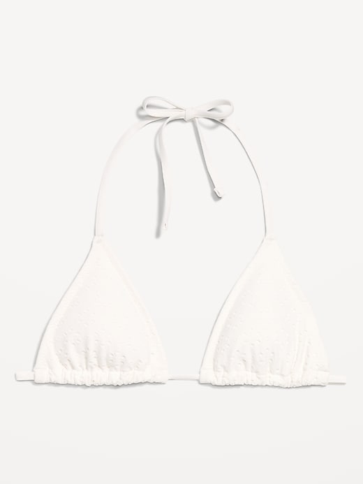 Image number 4 showing, Triangle String Bikini Swim Top