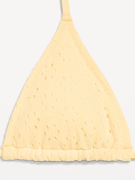 Image number 9 showing, Triangle String Bikini Swim Top