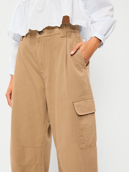 Image number 4 showing, Twill Barrel Cargo Pants