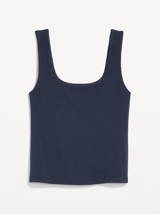 Image number 4 showing, Hug Double-Layer Scoop-Neck Tank Top
