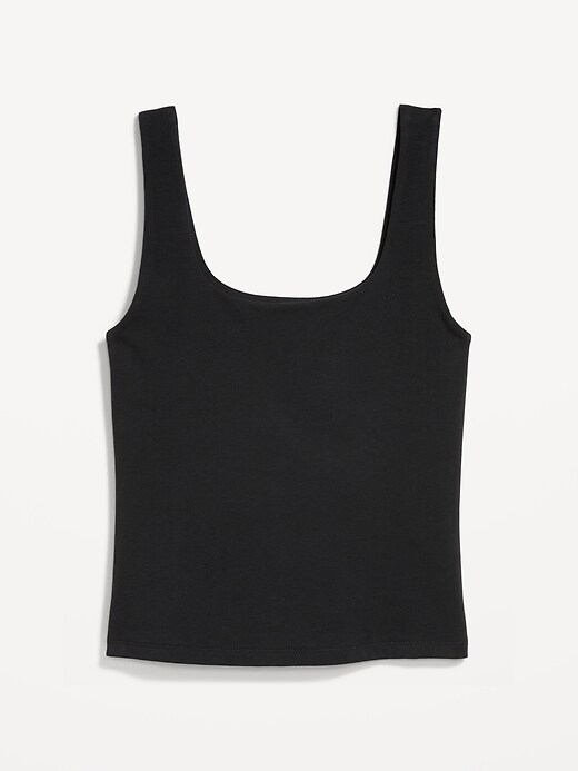 Image number 4 showing, Hug Double-Layer Scoop-Neck Tank Top