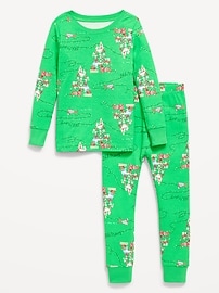 Image number 2 showing, Printed Snug-Fit Pajama Set for Toddler & Baby