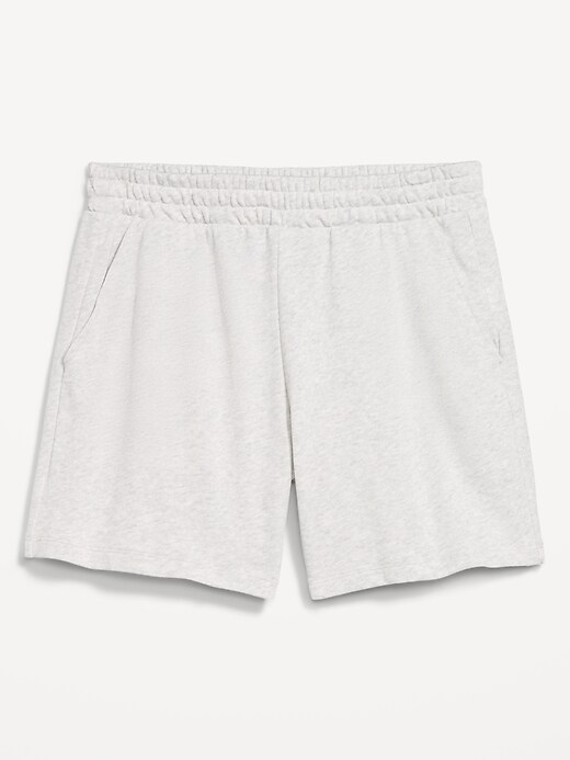 Image number 4 showing, High-Waisted Relaxed Shorts -- 5-inch inseam