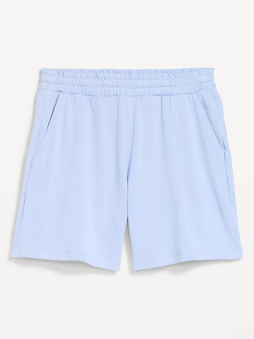 Image number 5 showing, High-Waisted Relaxed Shorts -- 5-inch inseam