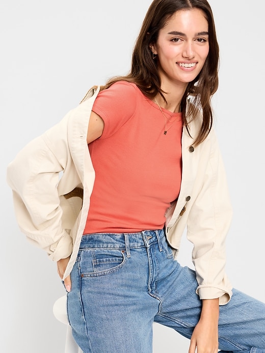 Image number 3 showing, Snug Boatneck T-Shirt