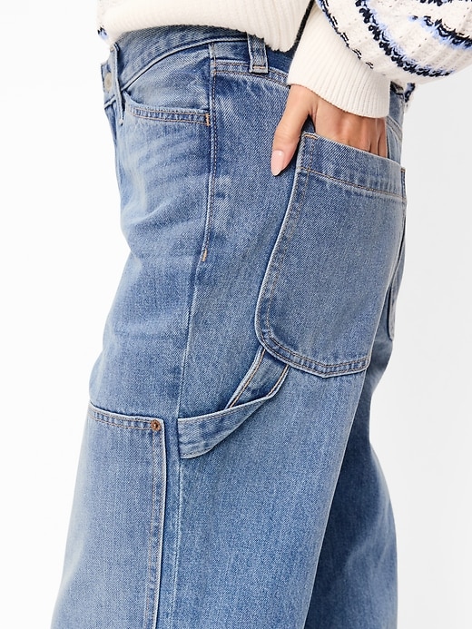 Image number 4 showing, High-Waisted OG Loose Rigid Jeans