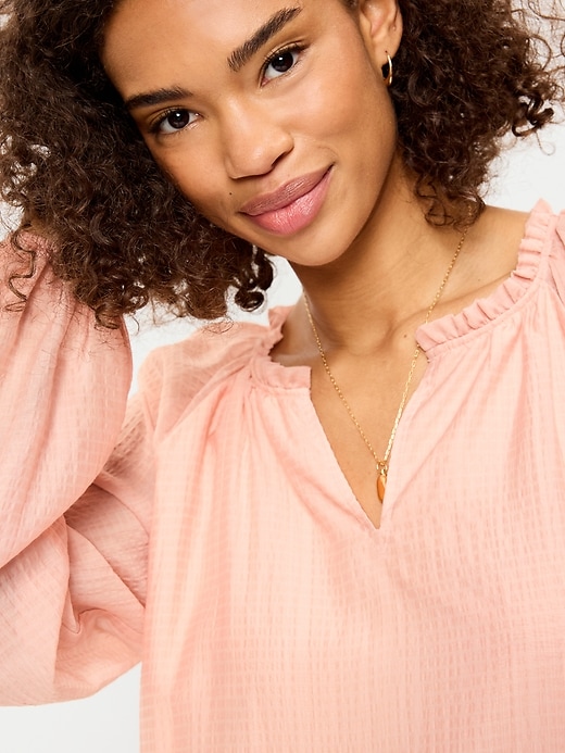 Image number 5 showing, Long-Sleeve Swing Mini Dress