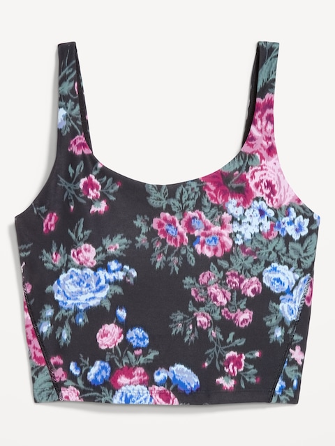 Light Support PowerSoft Longline Sports Bra - Multi