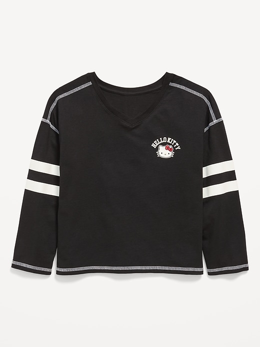 Image number 1 showing, Hello Kitty® V-Neck Graphic T-Shirt for Girls