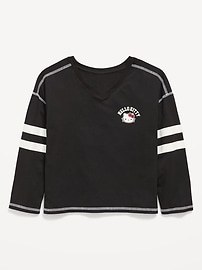 Image number 1 showing, Hello Kitty® V-Neck Graphic T-Shirt for Girls