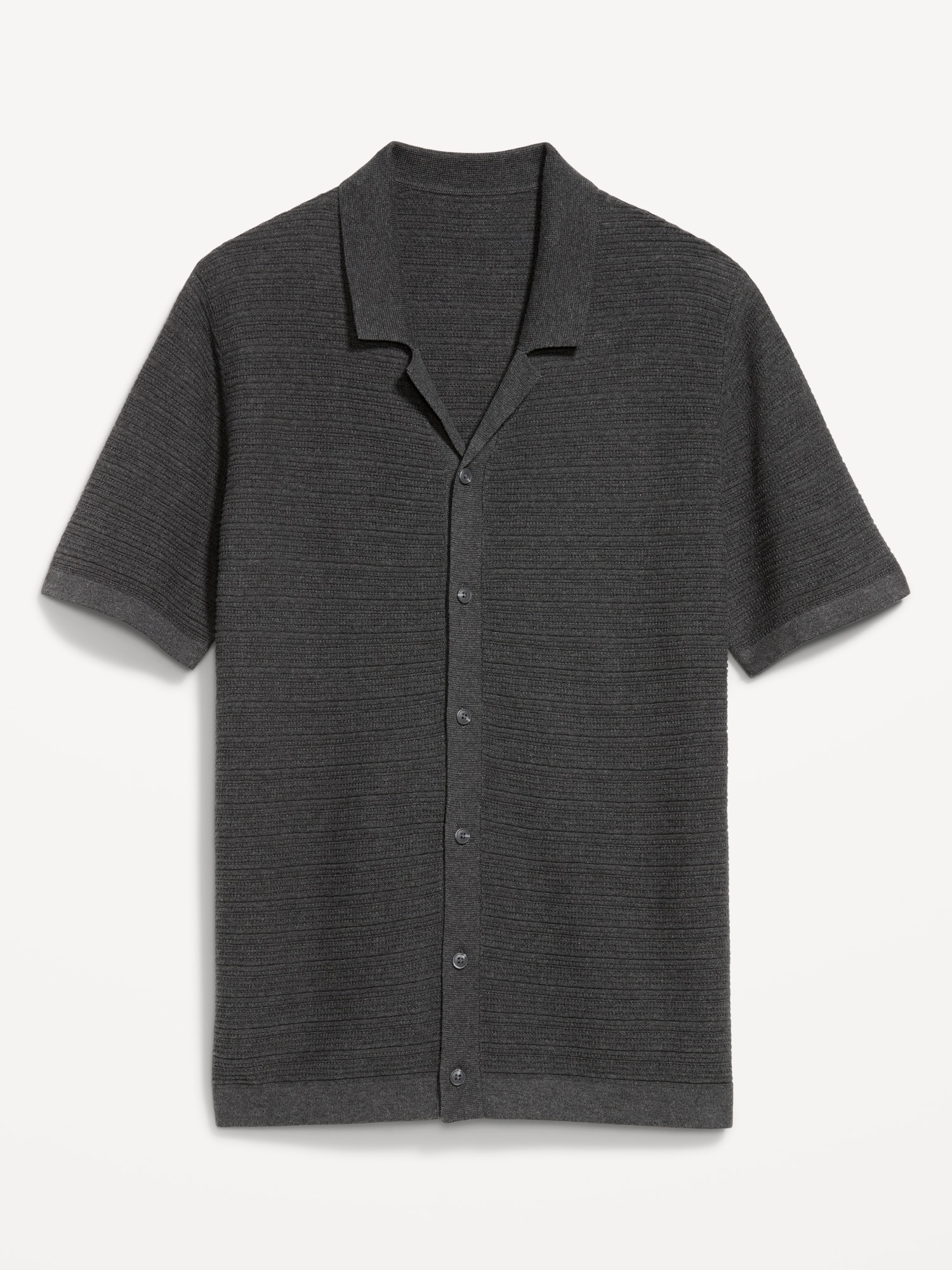 Short-Sleeve Sweater Shirt