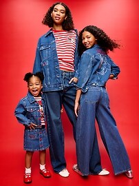 L'image numéro 4 présente Veste camionneur courte en denim Minnie Mouse de Old Navy x Disney pour toute-petite