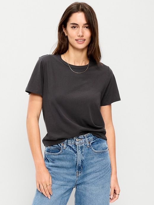 L'image numéro 1 présente T-shirt passe-partout ras du cou
