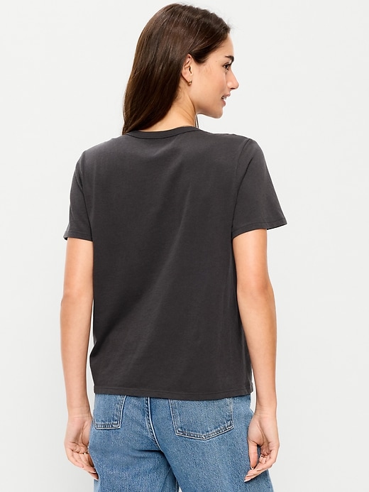 L'image numéro 2 présente T-shirt passe-partout ras du cou