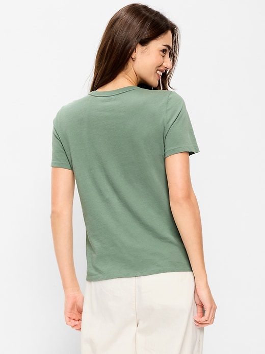 L'image numéro 2 présente T-shirt passe-partout ras du cou
